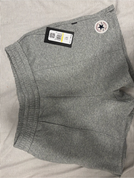 Converse Pants - Converse Light Gray Heather Athletic Shorts / Joggers Shorts